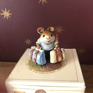 Wee Forest Folk Traveling Mouse.  M-110